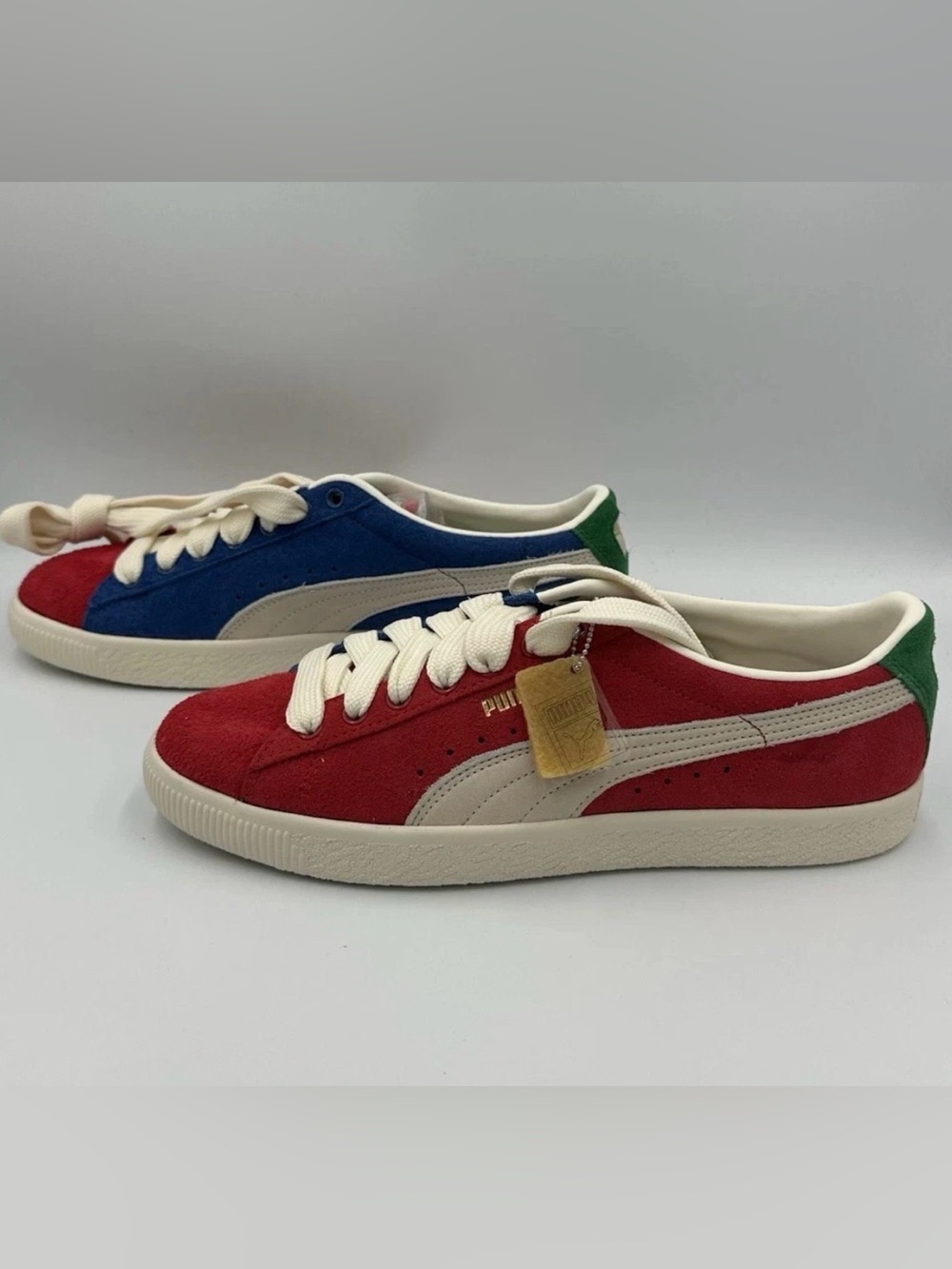 PUMA Suede VTG Origins 393116-01 Red Royal Mens DS OG Shoes Sneakers Sz 9